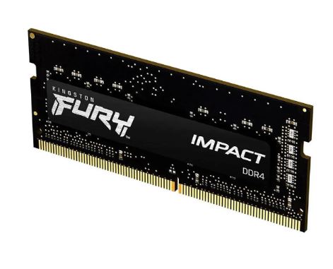 Memória RAM Para Notebook DDR4 16gb 3200Mhz CL20 Kingston Fury Impact KF432S20IB/16 Gamer Preto